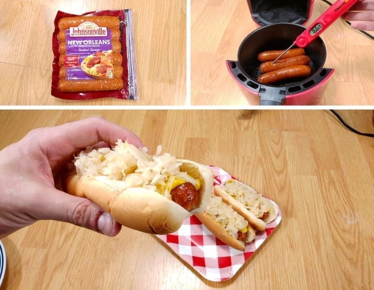 hot dogs in air fryer 400