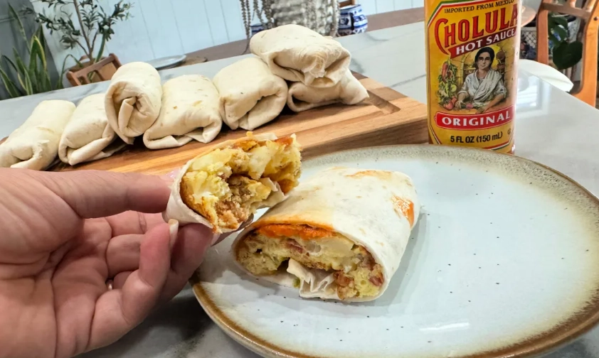 make ahead breakfast burritos