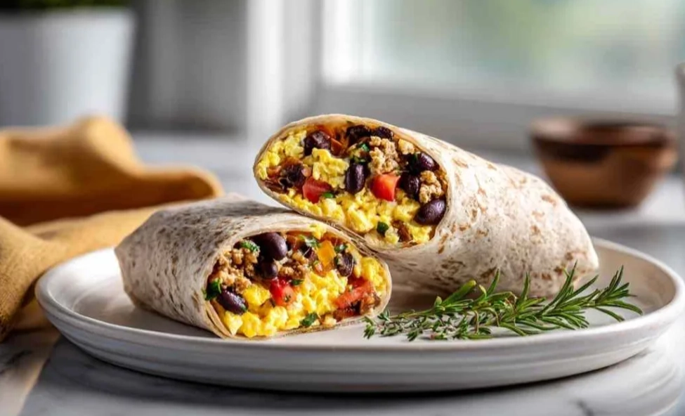 Meal prep breakfast burritos protein