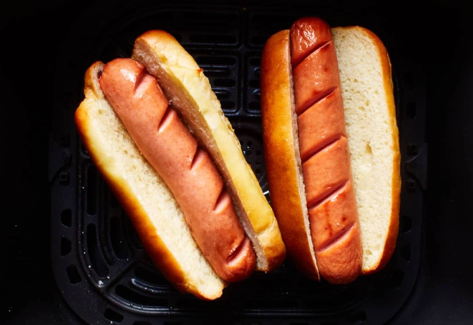 air fry hot dogs