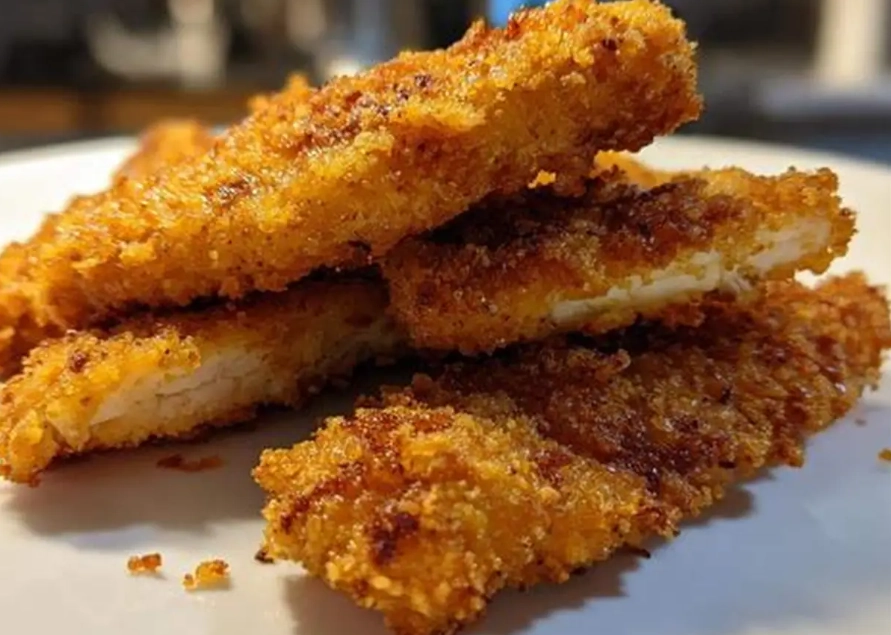 Air fryer chicken tenders with flour