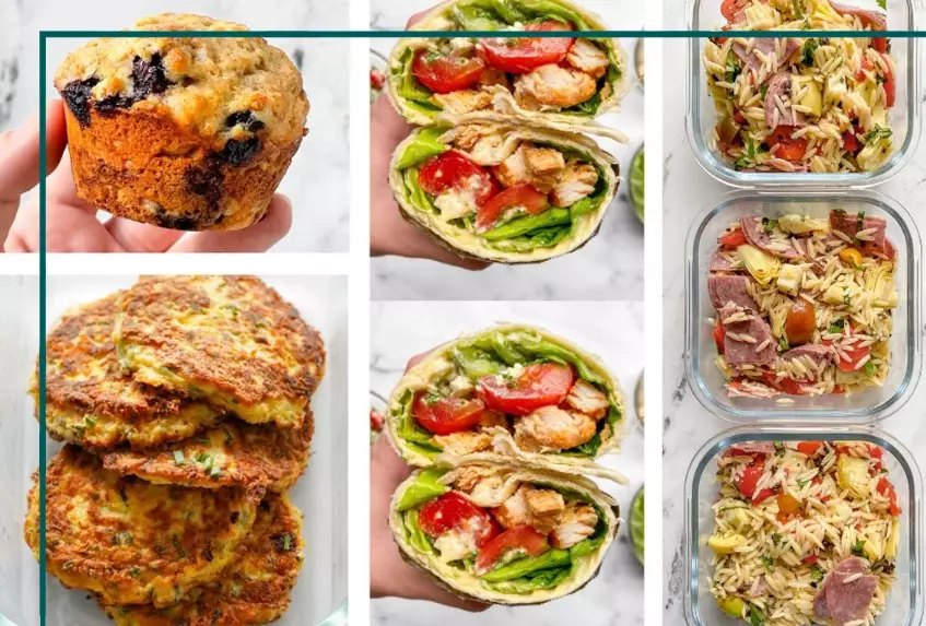 healthy meal prep lunches