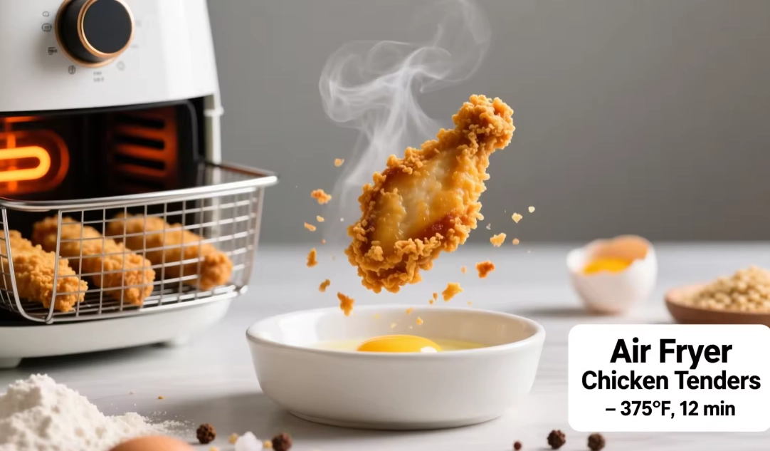 How long to cook frozen chicken tenders in air fryer