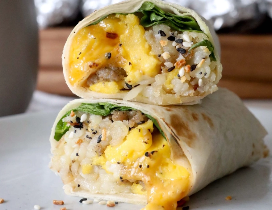meal prep breakfast burritos