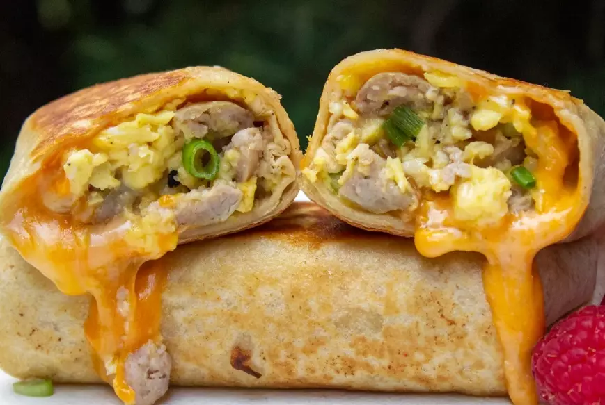 meal prep breakfast burritos