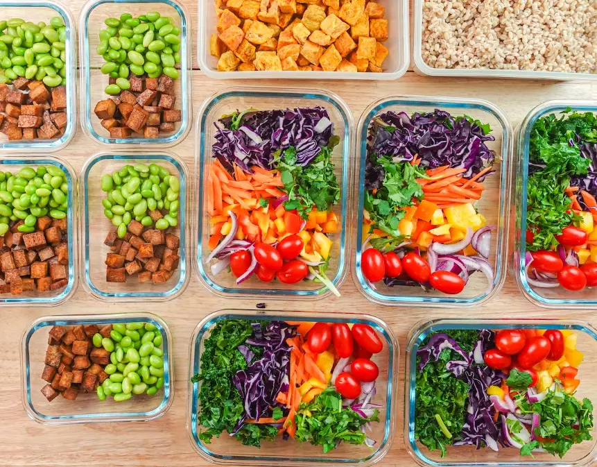 easy vegetarian lunch prep