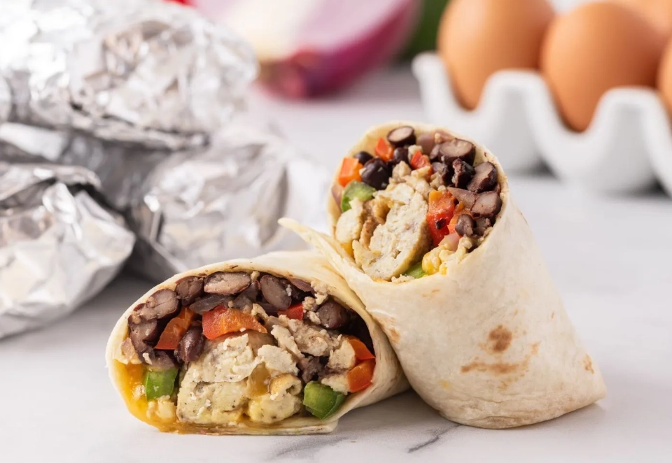 Make ahead breakfast burritos healthy