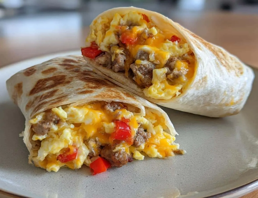 healthy breakfast burritos freezer