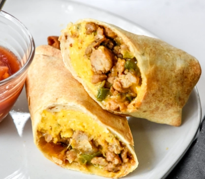 breakfast burrito meal prep