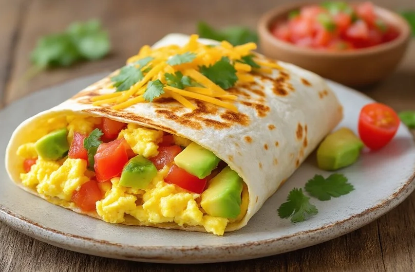 make ahead breakfast burritos