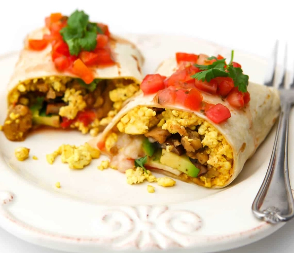vegetarian breakfast burrito vegetarian breakfast burrito