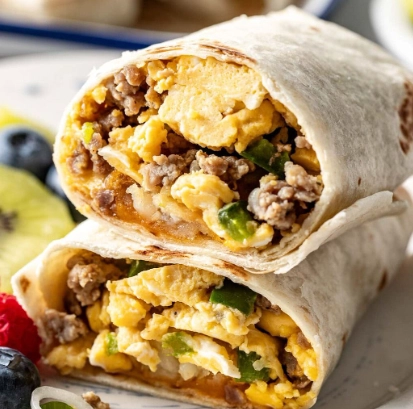 meal prep breakfast burritos