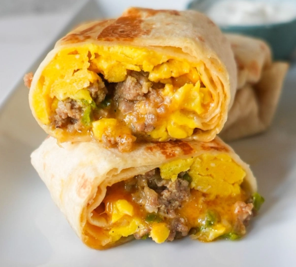 meal prep breakfast burritos