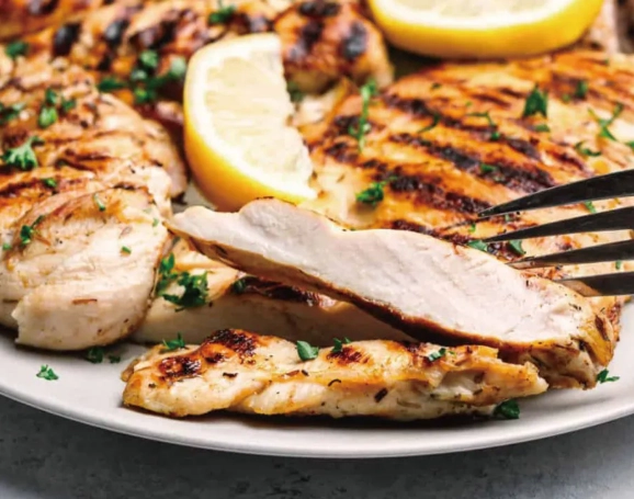 healthy chicken dinner