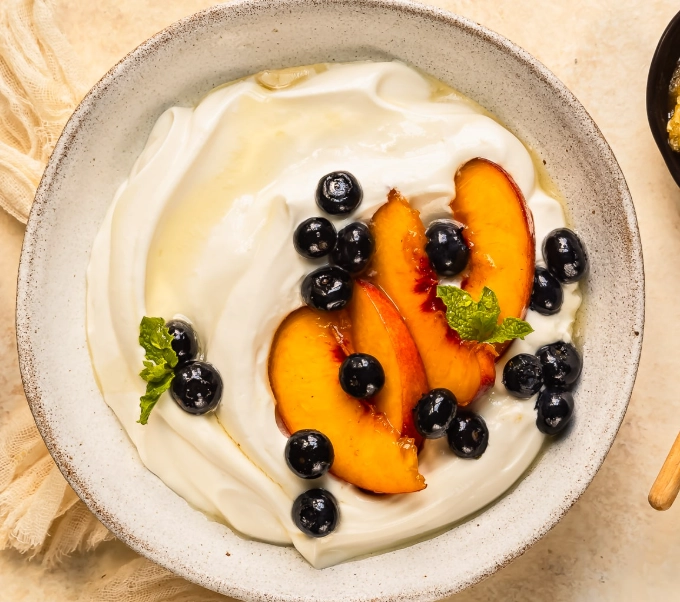 whipped yogurt without cream recipe