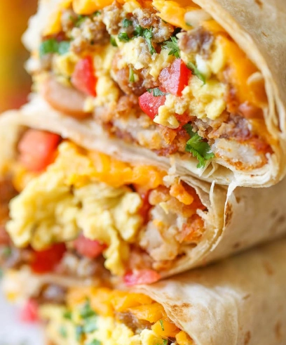meal prep breakfast burritos