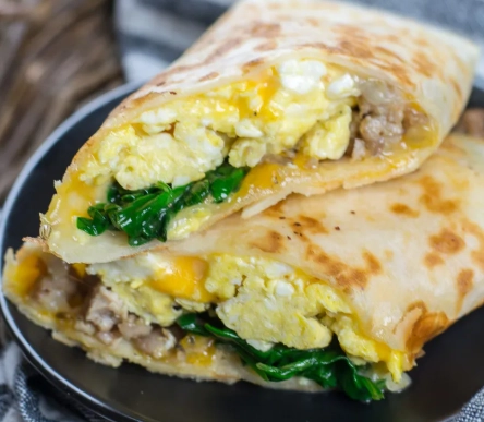Easy breakfast burrito meal prep